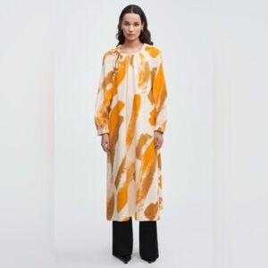 NWOT Carin  Wester maxi dress long sleeve luxury material